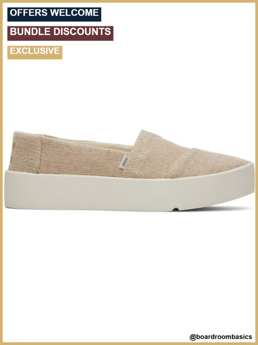 TOMS Verona Slip On Canvas Sneakers